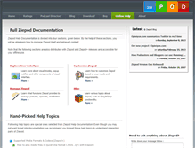 Tablet Screenshot of help.ziepod.com